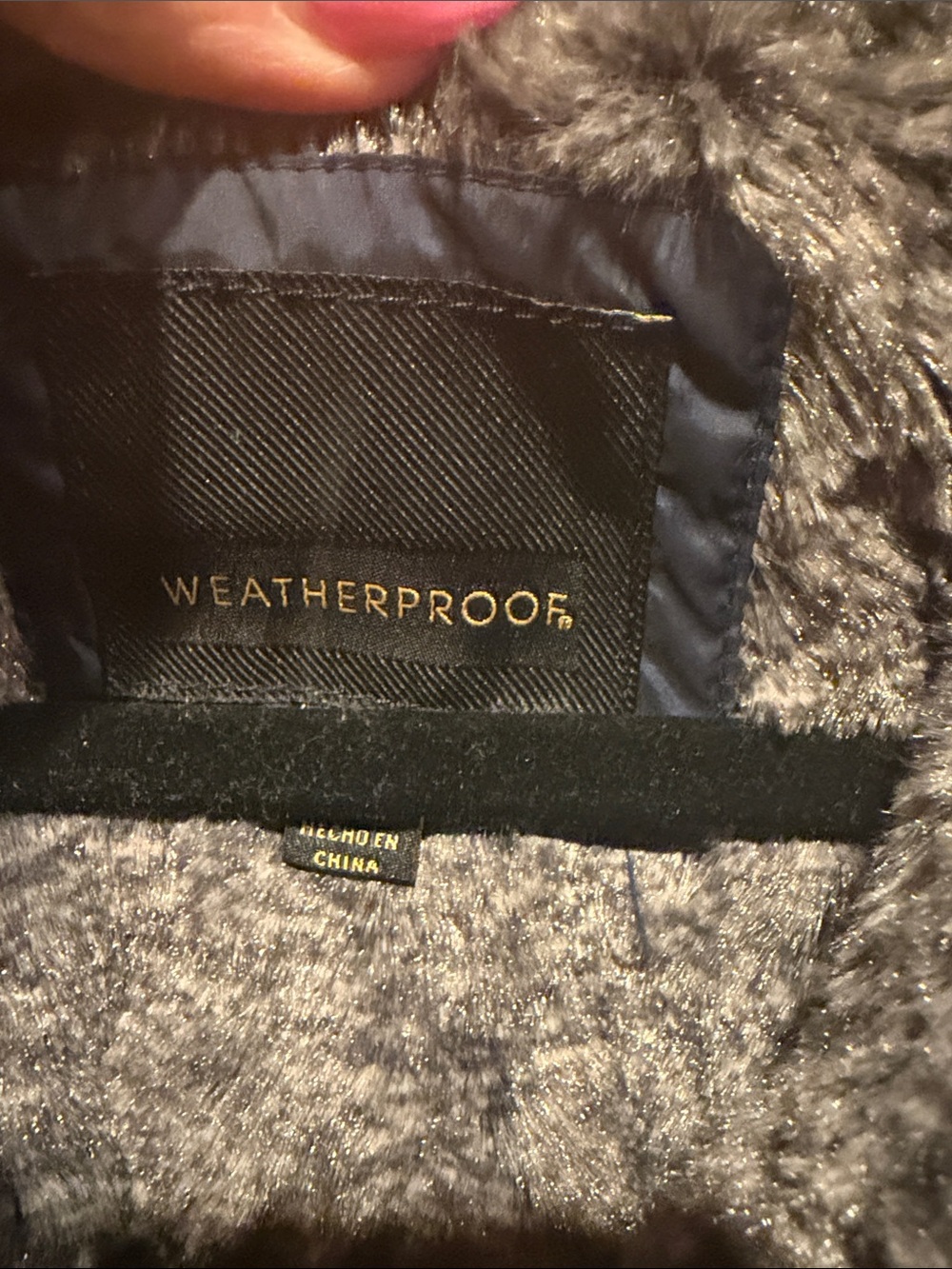 Faux Fur Lined Hooded Vest - Deep Navy - Picture 3 of 5